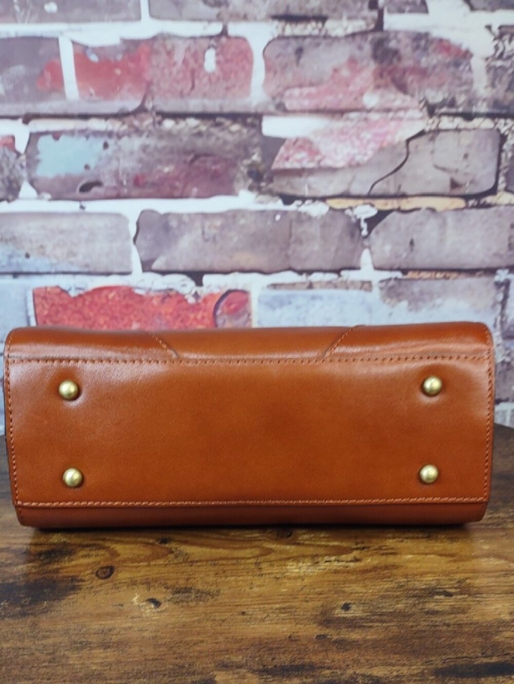 Patricia Nash "Lyon" Leather Circular-Handle Satchel - Picture 9 of 12